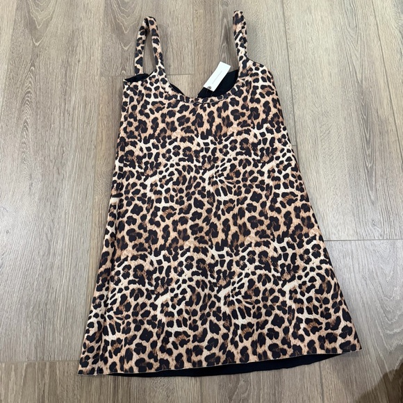 NWT Dhruv Kapoor Leopard Print Sleeveless Dress XXS - Picture 4 of 5